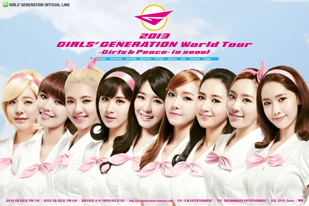 [10-09-2013][UPDATE]"2013 Girls' Generation's World Tour – Girls & Peace" sẽ được diễn ra tại Hồng Kông vào ngày 9 và 10 tháng 11 130607+snsd+worldtour+poster