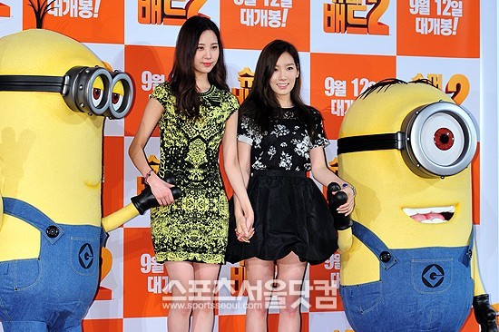 [PIC][04-09-2013]TaeYeon và SeoHyun xuất hiện tại buổi ra mắt bộ phim hoạt hình "Despicable Me 2" với tư cách là diễn viên lồng tiếng 130904_5226e51d0c9c4