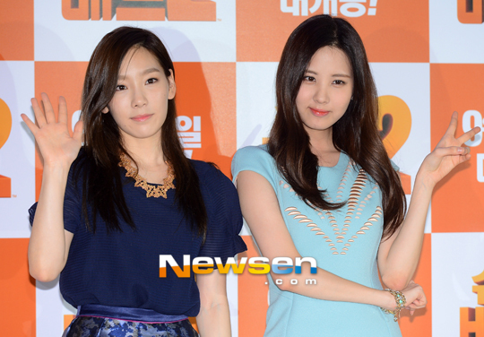 [PIC][04-09-2013]TaeYeon và SeoHyun xuất hiện tại buổi ra mắt bộ phim hoạt hình "Despicable Me 2" với tư cách là diễn viên lồng tiếng 201309041937232710_1