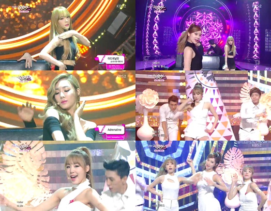 Girls' Generation - TTS Presenta "Adrenaline" y "Holler" en "Music Bank" de KBS Ttsmusicbank