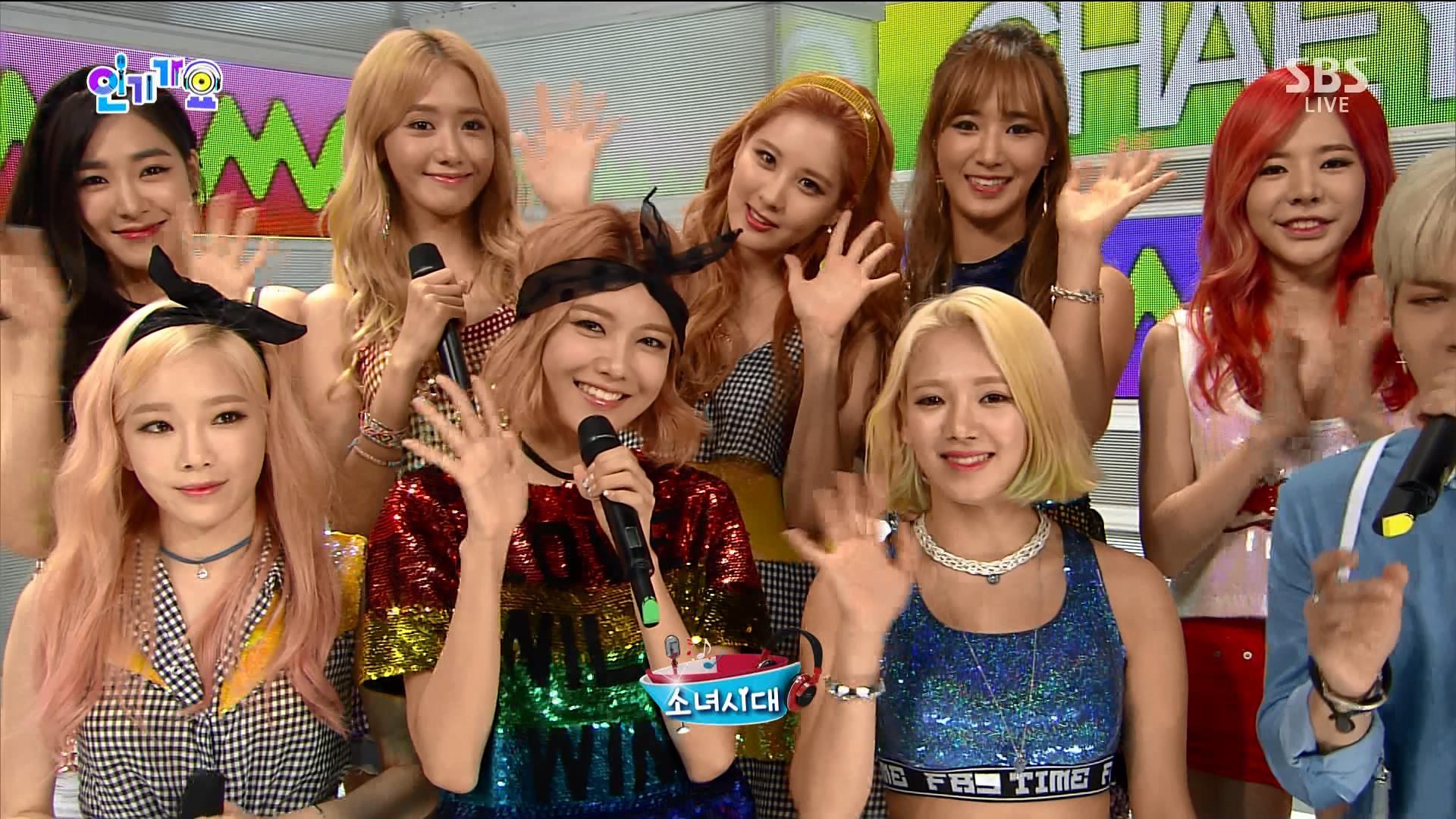 Girls' Generation presenta "Check" y "PARTY" en Inkigayo de SBS Snsdinki