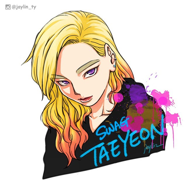 taeyeon swag fanart