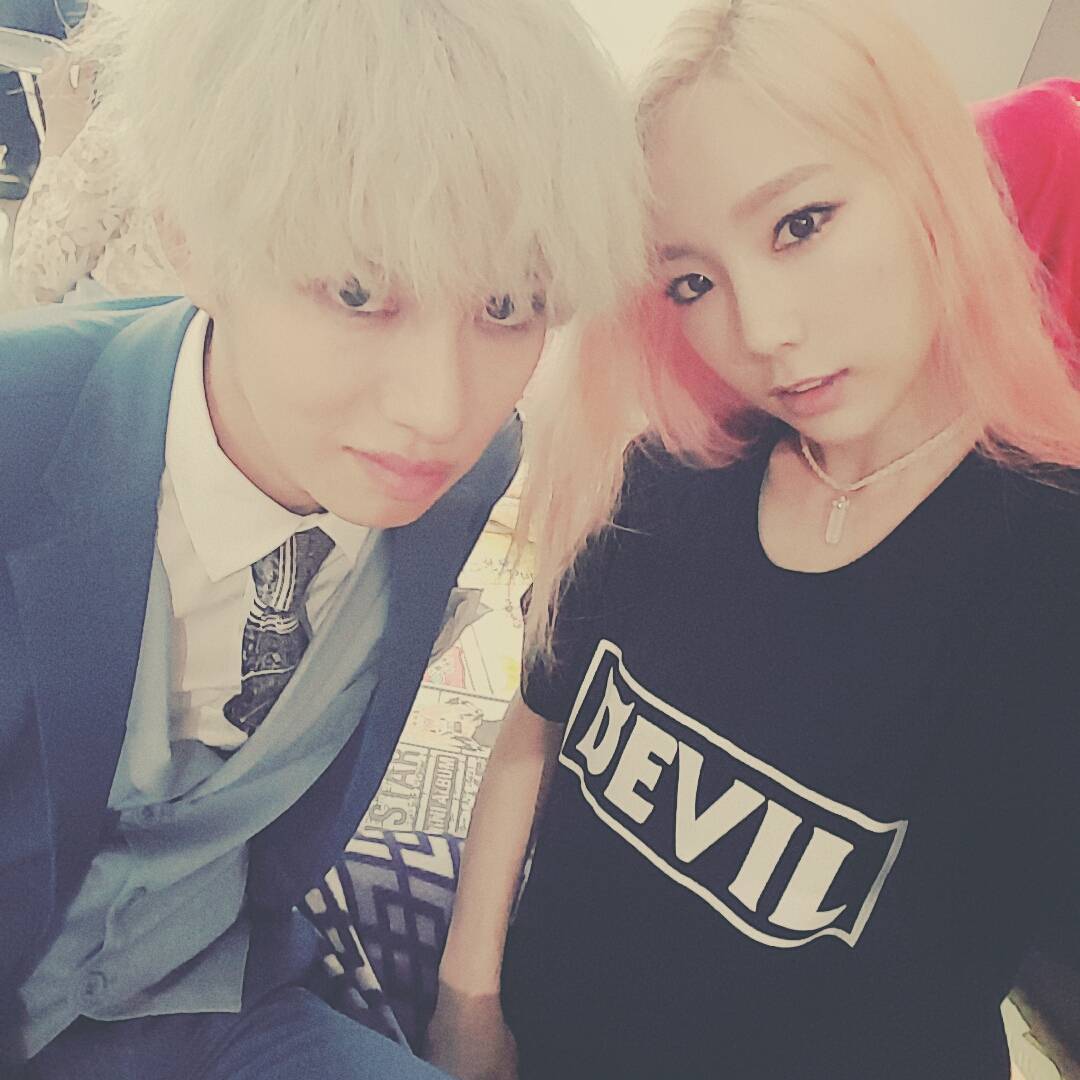 taeyeon heechul devil