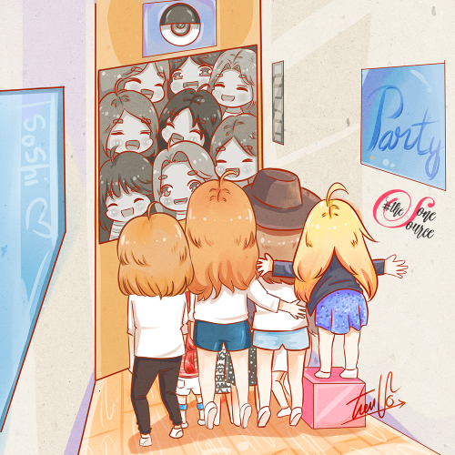 snsd cute fanart