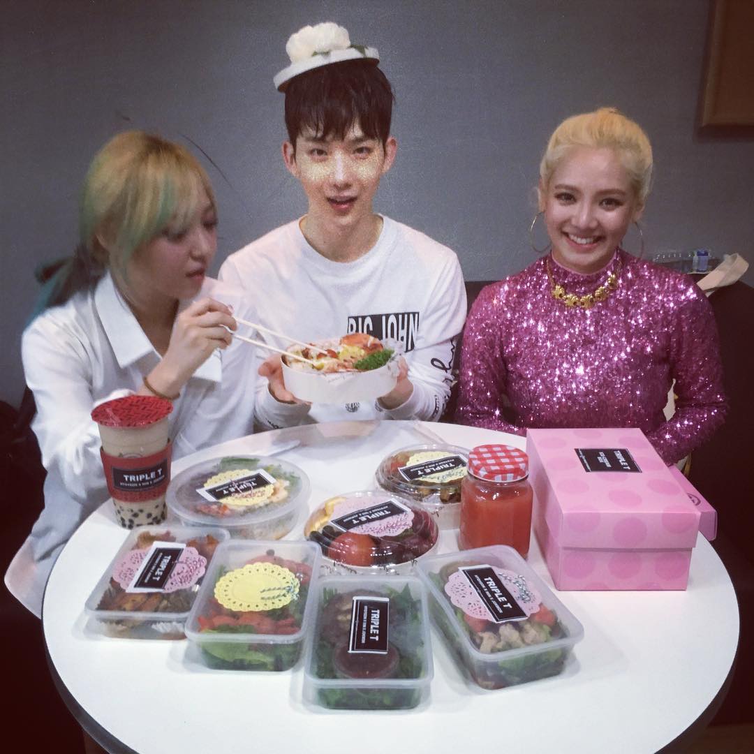 hyoyeon triple t mbc bts